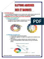 Les Solutions Acides Et Basiques Cours 1