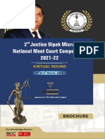 2 Justice Dipak Misra National Moot Court Competition 2021-22
