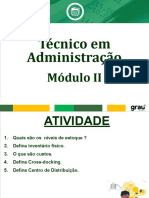 Técnico em Administração: Gestão da Cadeia de Suprimentos e Logística