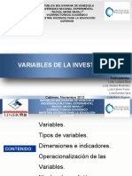 VARIABLES DE ESTUDIO