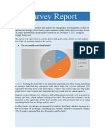 Survey Report: Analyze