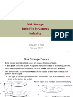 Disk Storage Basic File Structures Indexing: CS 421 / 720 Spring 2015