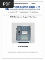 Manual of GDGS Transformer Tangent Delta Tester