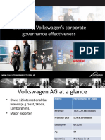 Evaluating Volkswagen's Corporate Governance Effectiveness: Click To Edit Master Title Style