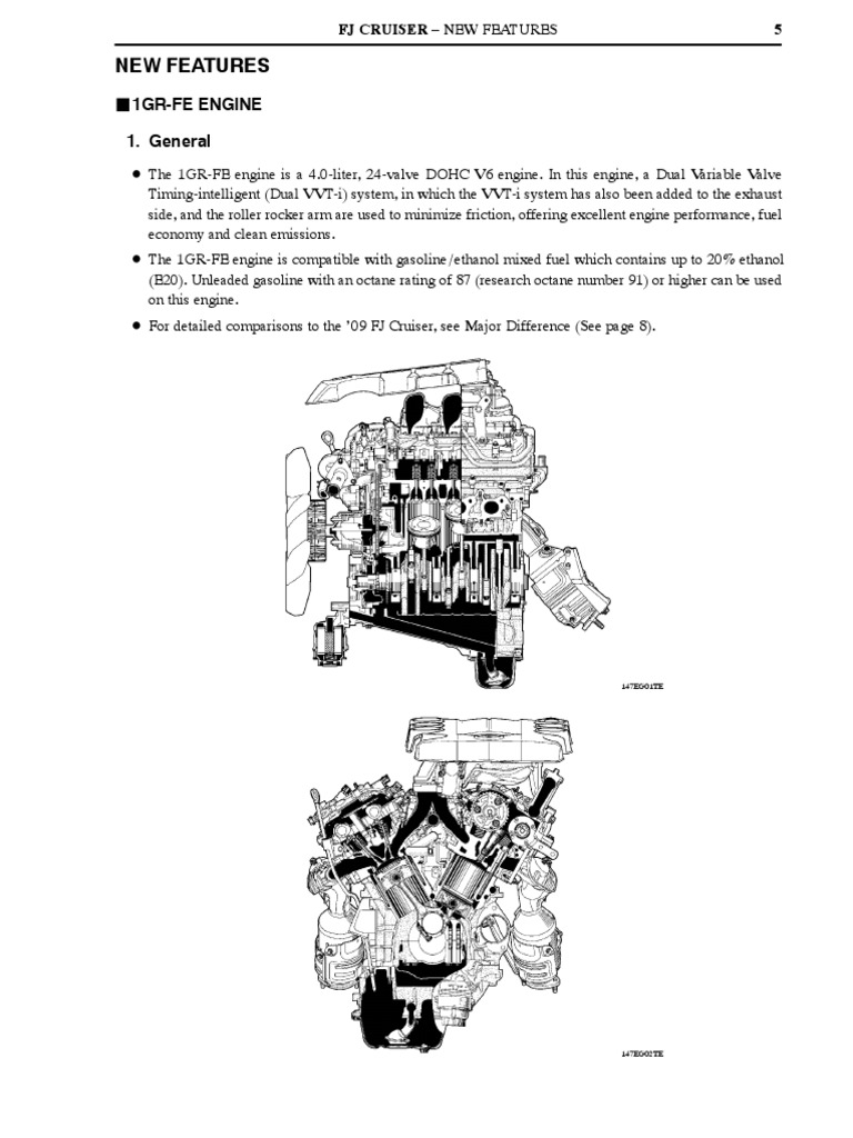 1GR-FE Engine - Toyota FJ Cruiser Community | PDF