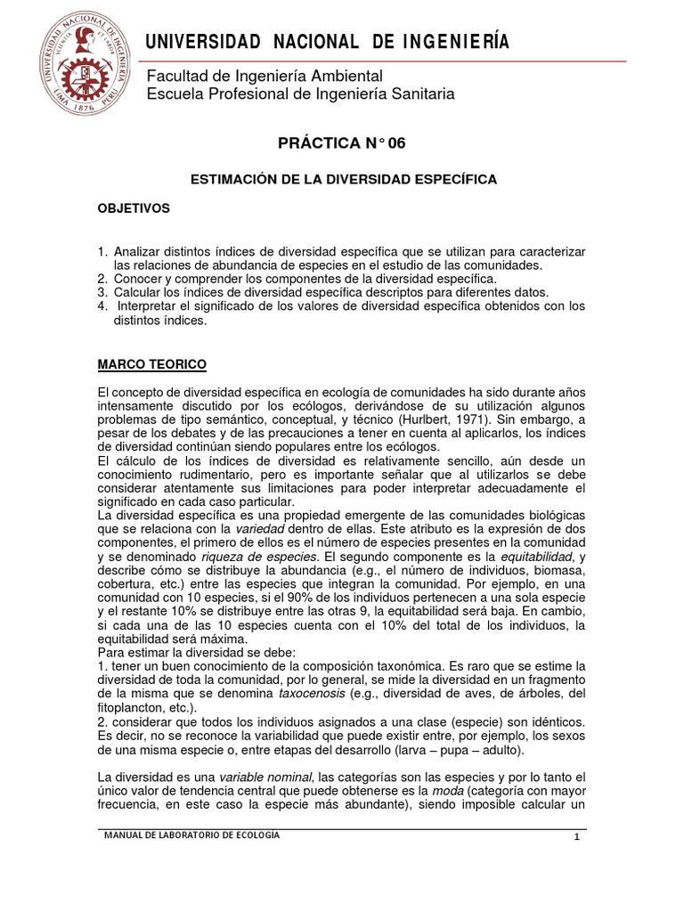 Practica 6 | PDF | Organismos | Science