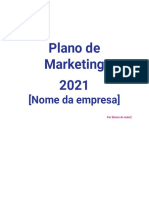 Plano de Marketing para 2021
