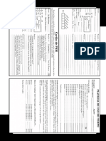 GURPS 4 Edição - Planilha de Uso Do Tempo e Cartão de PDM