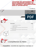 Ecosysteme Des Instruments Et Produits Finaciers Digitaux en Afrique Centrale