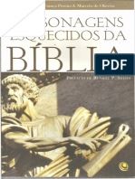 Livro Personagens Esquecidos Da Bíblia Josivaldo de Franccedila Pereira