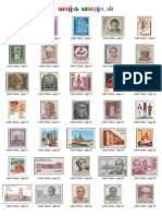 500 Indian Stamps Collection