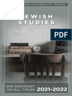 2021-2022 Jewish Studies Brochure - SUP