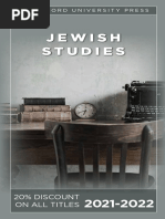 2021-2022 Jewish Studies Brochure - SUP