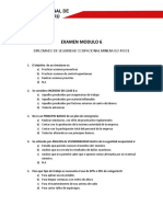 Examen módulo 6 seguridad ocupacional minera