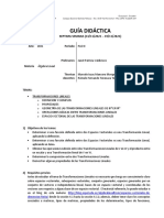 Transformaciones lineales guía didáctica