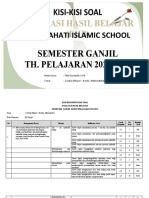 CONTOH KISI-KISI SOAL