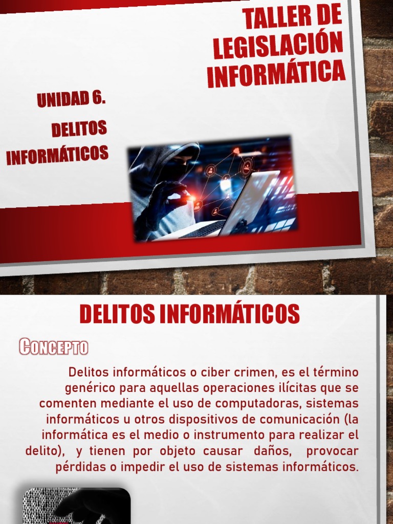 Taller sobre Delitos Informáticos | PDF | Cibercrimen | Derecho penal