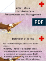 Disaster Awareness, Preparedness and Management