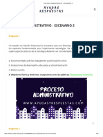 Proceso Administrativo - Escenario 5