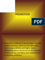 Promotion