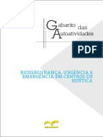 Gabarito Biosegurança Urgência e Emergência