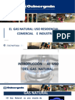 El Gas Natural Uso Residencial, Comercial e Industrial