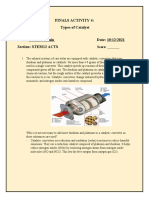 Finals Activity 4: Types of Catalyst Name:Guanlao Allain Date: 10/12/2021 Section: STEM12 ACTS