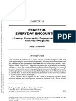 Peaceful Everyday Encounters: Literacy, Community Engagement, and First-Year Programs - Kelly Concannon