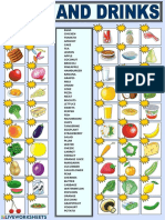 Food and Drinks Vocabulary