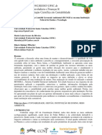 3 - Aplicação Do Sistema Contábil Gerencial Ambiental (SICOGEA) em Uma Instituição