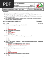 Final Paper Resit Exam For Python Programming Making Guide