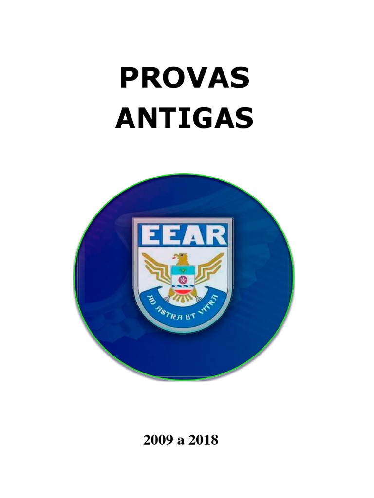 Provas Eear 2009-2018 - EEAR SONHO | PDF | Linguística | Gramática
