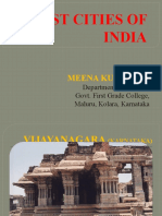 Lost Cities of India: Vijayanagara, Badami, Khajuraho, Nalanda, Sanchi, Ajanta, Ellora
