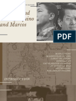 RETORIKA 1st Reporting (PPT) The Pros and Cons of Aquino and Marcos