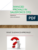 Topic 10 - Advanced Approvals in Salesforce CPQ