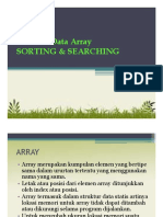 Struktur Data Array dan Pengurutan Data