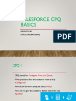 Topic 1 - Basics of CPQ - Demo
