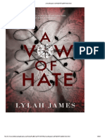a vow of hate- Lylah James