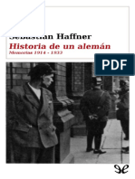 Haffner Sebastian Historia de Un Alemán Memorias 1914 - 1933
