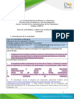 Guía de Actividades y Rúbrica de Evaluación - Unidad 1 - Tarea 1 - Contexto