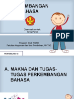 10. Perkembangan Bahasa