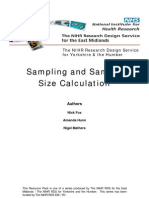 10 - Sampling and Sample Size Calculation 2009 Revised NJF - WB