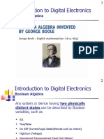 Introduction To Digital Electronics: Boolean Algebra
