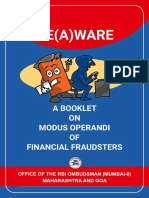BE(a)WARE - A Booklet on Modus Operandi of Financial Fraudsters-1