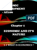 Chapter 1 Economics and It's Nature (1)