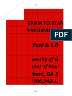 G.M. Pesti & S.R. Rogers University of Georgia Department of Poultry Science Athens, GA 30602 (706) 542-1351