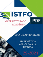 Guia de Aprendizaje Matemática Aplicada A La Técnica