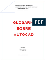 Glosario AutoCAD. Bárbara Salazar