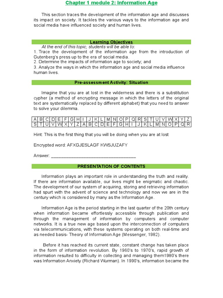 Chapter 1 Module 2 | PDF | Printing Press | Printing