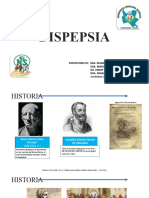 Dispepsia: historia, definición y clasificación